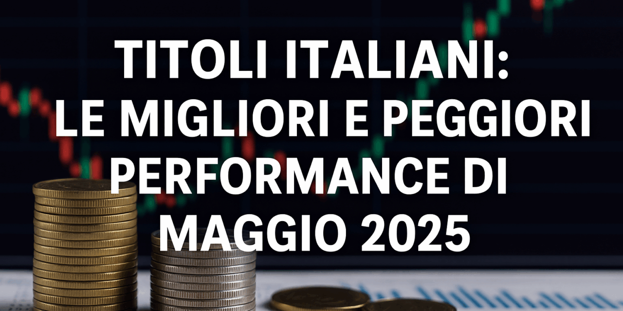 Titoli Italiani: Le Migliori e Peggiori Performance di Maggio 2025