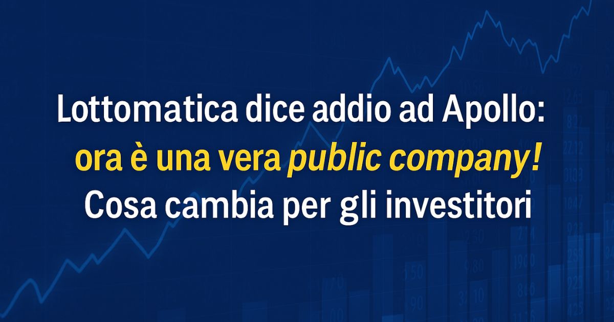 Lottomatica diventa una public company: cosa sapere prima di investire nel titolo