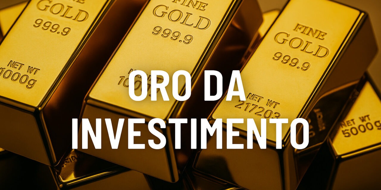 Oro da investimento: perché investire in oro conviene ancora oggi